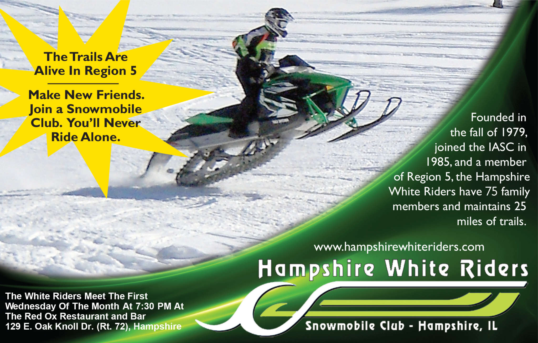 Hampshire White Riders Illinois Association of Snowmobile Clubs, Inc
